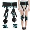 Leg Correction Belt, Polyurethane Leg Corrector Strap, High Elasticity Straighten Beauty O X Type Leg Correction Bandage for Adults(M)