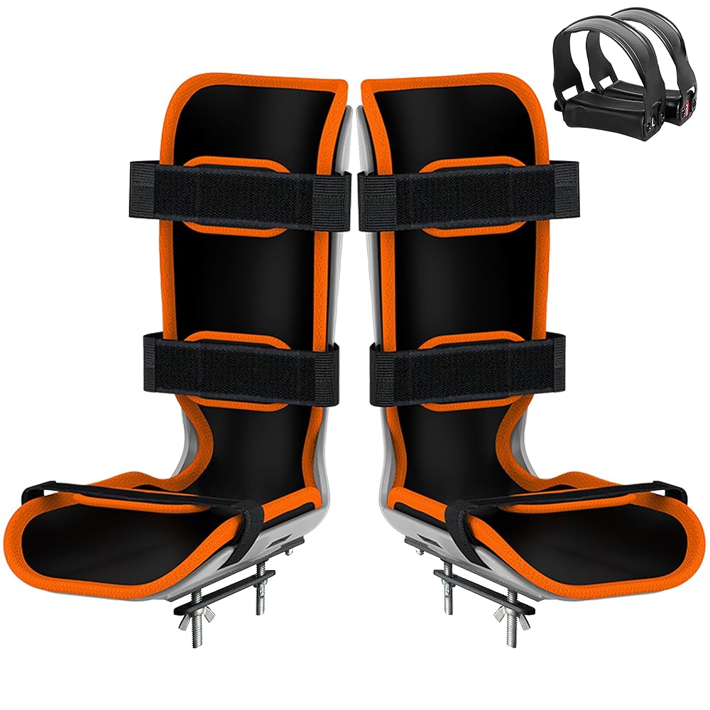 Leg Support for Motorized Pedal Exerciser and Electric Mini Exercise Bike,Universal Soft Splint and Pedals 1 Pair Each,Gray Leg Support for Motorized Pedal Exerciser and Electric Mini Exercise Bike,Universal Soft Splint and Pedals 1 Pair Each,Gray