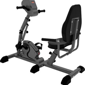 Legs Arms Motorized Exercise Bike with PU Large Seat, Upgraded Active Passive Knee Pedal Trainer Physical Therapy Assisted Rehabilitation Home Fitness Equipment for The Elderly