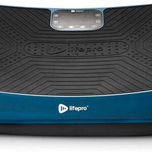 LifePro Rumblex 4D Pro Vibration Plate - Whole Body Vibration Platform Exercise Machine - Home Workout Equipment for Weight Loss, Toning & Wellness - Full Bundle of Bands,...