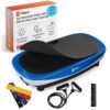 LifePro Rumblex Max 4D Vibration Plate Exercise Machine with Loop Resistance Bands - Full Body Workout Equipment for Home Fitness, Shaping, Training, Recovery, Weight Loss