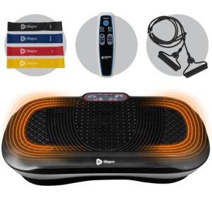 LifePro Waver Vibration Plate Exercise Machine - Whole Body Workout Vibration Fitness Platform w/ Loop Bands - Home Training Equipment for Weight Loss & Toning