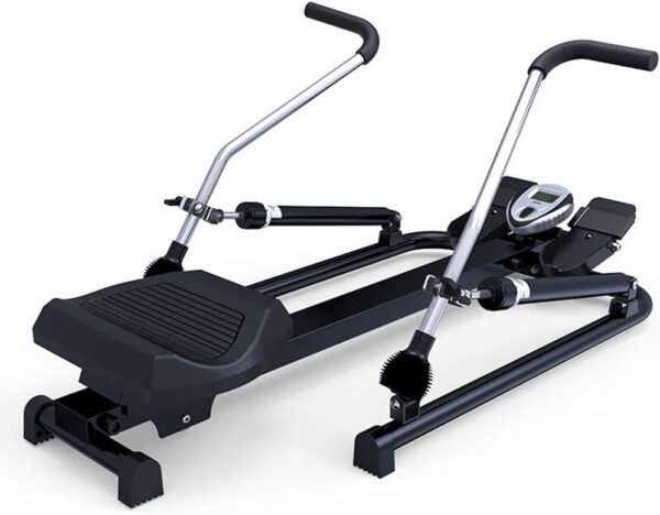 MaGiLL Home Rowing Machine Household Hydraulic Multi-Function Rowing Machine, Adjustable Fitness Rowing Machine, Rotation Fitness Exercise Equipment