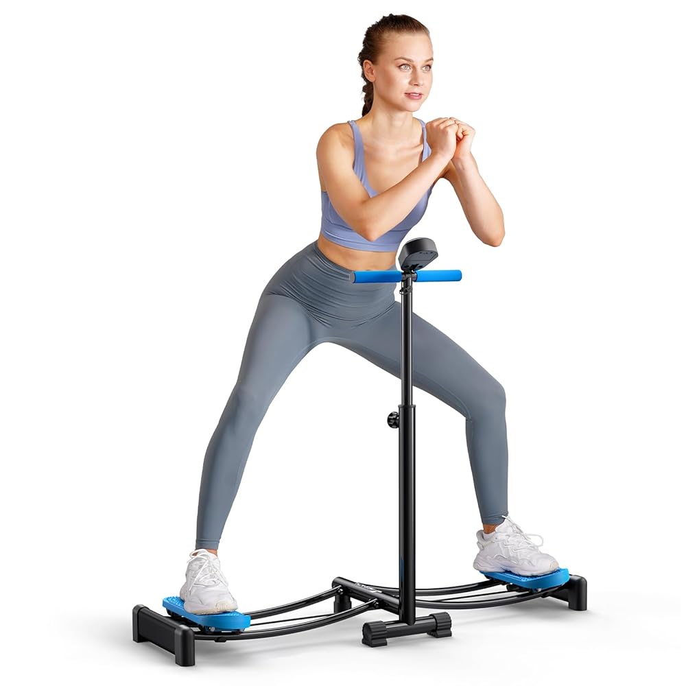 MERACH Ski Machine, Simulated Ski Trainer, Adjustable Height Ski Machine Exercise Equipment for Leg Pelvic Floor Muscle Workout, Fun Cardio Fitness Equipment for Home Full Body... MERACH Ski Machine, Simulated Ski Trainer, Adjustable Height Ski Machine Exercise Equipment for Leg Pelvic Floor Muscle Workout, Fun Cardio Fitness Equipment for Home Full Body...