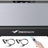 MERACH Vibration Plate Exercise Machine, Vibration Plate for Lymphatic Drainage, Relieve Pain and Help Sleep, Fat Burning and Weight Loss for Women, Men, Seniors (Black)