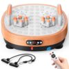 MERACH Vibration Plate Exercise Machine，Vibration Plate for Lymphatic Drainage Massager， Whole Body Vibration Plate Machine Helps Weight Loss，Gifts for Men and Women