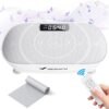MERACH Vibration Plate Exercise Machine, Whole Body Workout Power Vibrate Fitness Platform Vibration Plate for Lymphatic Drainage, Motor Speed Control, Weight Loss & Shaping