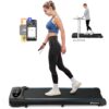 MERACH Walking Pad, Quiet Under Desk Treadmills for Home, Portable Walking Treadmill with Magnetic Remote Control, LED Display, APP
