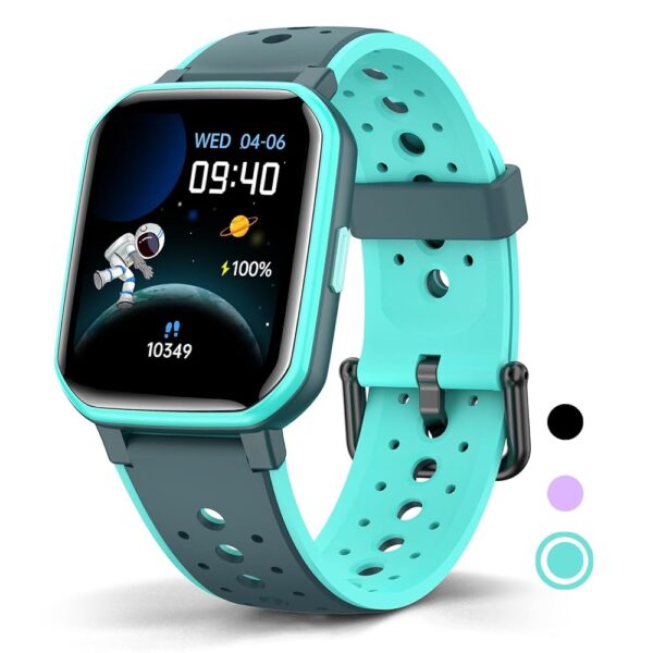 MgaoLo Kids Smart Watch for Boys Girls,Games Fitness Tracker with Heart Rate Sleep Monitor,20 Sport Modes Activity Tracker with Pedometer Steps Calories Counter for Android iPhone