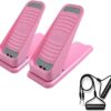 Mini Fitness Equipment, Mini Fitness Stair Stepper, Step Fitness Machines, with Resistance Bands, for Indoor Workout Fitness Step Efficency