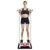 Mini Stepper with Resistance Bands, Cardio Fitness Full Body Workout Stair Stepper Machine, Steppers for Exercise at Home Workout Equipment for Women, 330 Lb Capacity