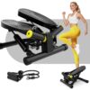 Mini Twist Stepper, Stepper Machine with 330LBS Weight Capacity, Mini Stepper for Full Body Workout, Adjustable Step Height, Smooth and Quiet, Step Machine for Men Women…