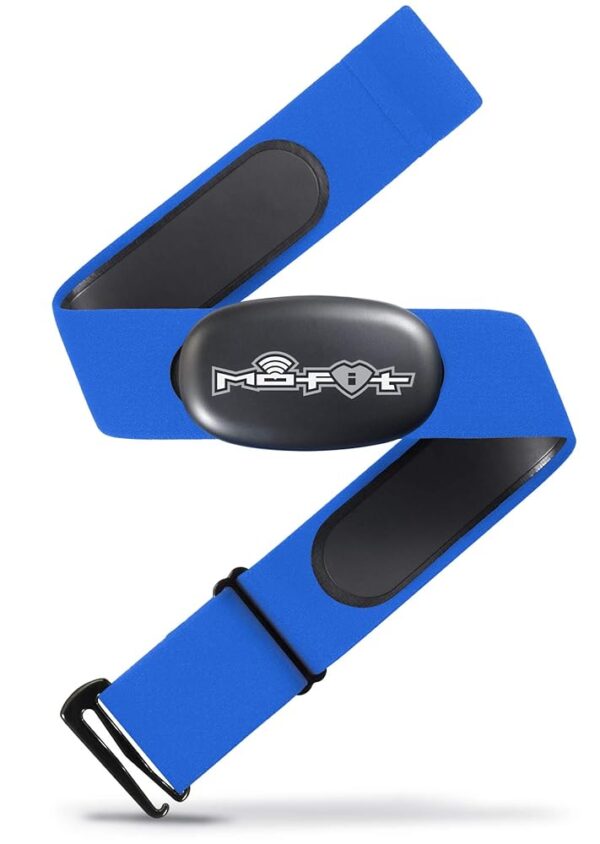 Mo-Fit Heart Rate Monitor Chest Strap for Garmin, Apple, Android, Peloton, Zwift, Strava, ANT+ and Most Bluetooth 4.0 Enabled Fitness Devices