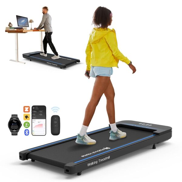Mobvoi Home Walking Treadmill Walking Pad Under Desk Compact Treadmills for Home Office 2.25 HP Portable Treadmill Walking Jogging Machine with Remote Control LED Display 265...