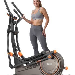 Niceday Elliptical Exercise Machine, Elliptical Machine for Home, Magnetic Elliptical Trainer with 15.5IN-19IN Stride, 16 Resistance Levels, 400LBS Loading Capacity, Support...