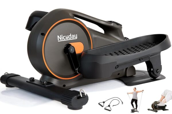 Niceday Under Desk Elliptical, Manual Quiet Elliptical, Foot Pedal Exerciser, Mini Elliptical Machines for Home Use, Portable Foot &Leg Pedal Exerciser, Exerciser for Seniors,...