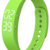 Non-Bluetooth Fitness Tracker Watch Pedometer Digital Step Counter Calorie Counter Distance Activity Tracker Alarm LED Fitness Watch IP65 Water Resistance