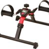 NOVA Medical Products Pedal Exerciser with Digital Display Tracker, Foldable Hand and Foot Cycle Exerciser, Great for Home, Office or Travel, Red