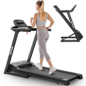 OMA 6% Incline Treadmill for Home 300 lb Capacity Heavy Duty Treadmill with Wide BeltProfessional Treadmill 300+ lb with 3.0 hp, Commercial Folding Treadmill