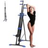 OPPSDECOR Upgraded Vertical Climber Exercise Machine, Folding Vertical Climber Cardio Exercise Machine Stepper Stair Climber for Full Body Workout Training