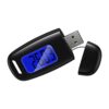 ORIA 3D Pedometer for Walking, Rechargeable Step Counter for Walking, Clip on Pedometer with Backlight, Lanyard, Simple Step Tracker for Men Women Teens Seniors