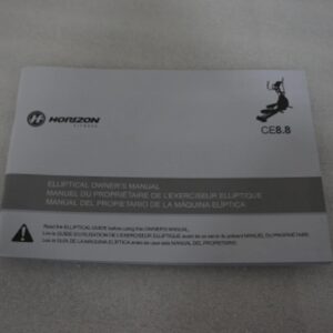 Owner User's English Manual 1000343551 Works with EP573D Elliptical