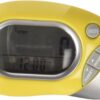 PE771 Walking 3D Pedometer with Clip and Strap | 7 Day Memory, Accurate Step Counter, Walking Distance Miles/Km, Calorie Counter, Target Goal, Active Time