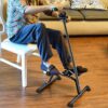 Pedal Exercise Bike for Seniors, Hand Arm Leg and Knee Fitness Machine, Adjustable Fitness Equipment for Seniors, Elderly Home Pedal Exercise Bike for Total Body