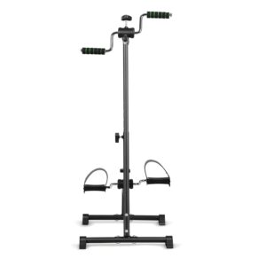 Pedal Exercise Bike for Seniors, Hand Arm Leg and Knee Peddler Adjustable Fitness Equipment for Elder, Elderly Home Pedal Exercise Bike for Total Body Home Gym Workout