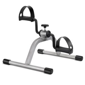 Pedal Exercise Mini Exercise Bike for Leg and Arm Recovery Exercise Lightweight and Portable Floor Bike