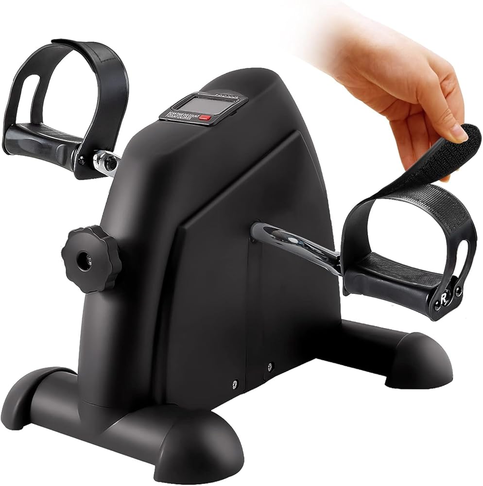 Pedal Exerciser Stationary Under Desk Mini Exercise Bike - Peddler Exerciser with LCD Display, Foot Pedal Exerciser for Seniors,Arm/Leg Exercise Pedal Exerciser Stationary Under Desk Mini Exercise Bike - Peddler Exerciser with LCD Display, Foot Pedal Exerciser for Seniors,Arm/Leg Exercise