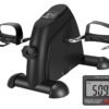 Pedal Exerciser Under Desk Bike Mini Exercise Bike for Leg and Arm Cycling Exercise Portable Peddler with LCD Display