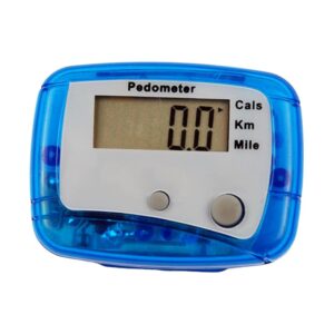 Pedometer for Walking Portable Simple Daily Target Monitor Step Counters for Running Hiking Outdoor Sports Fitness Adults, Blue