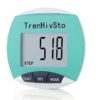 Pedometer for Walking Steps and Miles,Simple Step Counter Clip on Pedometer for Walking Steps and Miles Step Mile Tracker for Running Women Men Kids Seniors,TrenHivSto
