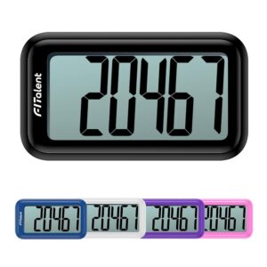 Pedometer for Walking, Super Portable Accurately Pedometer for Kids Women Seniors, 3D Step Counter for Walking, Digital Step Tracker with Clip Lanyard