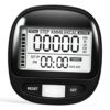 Pedometer Portable Step Counter Simple Step Counter for Counter for Walking Climbing Step Counter Walking Distance Counter Podometro Tracker Stairs Lap Step Counter Clip on Plastic