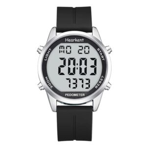 Pedometer Watch for Walking for Senior No App Required with Steps Calories Counter and LCD Large Numbers