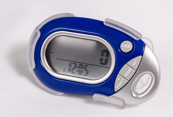 Pedusa PE-771 Tri-Axis Multi-Function Pocket Pedometer (Blue with Holster/Bel...