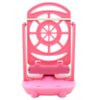Phone Swing Step Counter Pedometer Compatible with Poke Ball Plus, Pedometer, (High Silent Version) (USB Cable) (Support 2 Phones)(Pink)