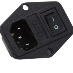 Power Entry On Off Switch Socket with Fuse F030053 Works with Spirit Sole Xterra Fitness Elliptical