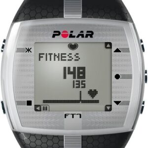 Power Systems Polar FT7 Heart Rate Monitor, Exercise Training Watch, Black/Silver (92018)