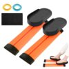 REAQER Leg Exerciser While Sitting for Seniors, Under Desk Elliptical, Arm & Leg Pedal Exerciser with Non-Slip Mat and Hand Exercisers, Resistance Workout Equipment Mini Desk...
