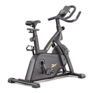 Reebok FR30 Sprint Bike: Bluetooth Compatible Stationary Bike, 32 Resistance Levels, Adjustable Saddle/Straps, Exercise Bike with Tablet/Phone Holder