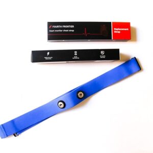 Replacement Heart Rate Chest Monitor Strap, Compatible with Frontier X2 Wahoo Tickr Polar Garmin HRM Coospo