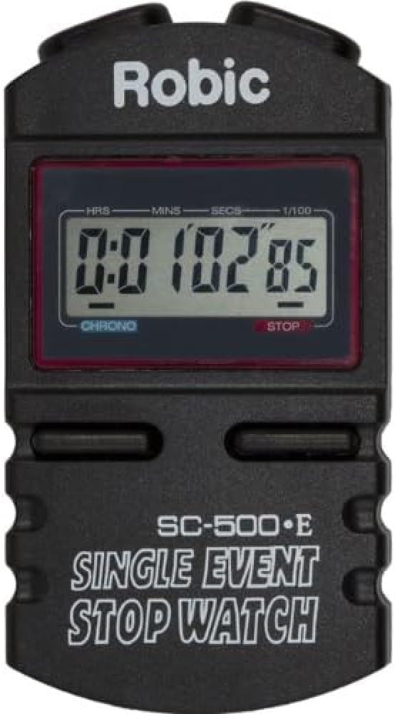 Robic SC-500E Single Event Stopwatch, Black Robic SC-500E Single Event Stopwatch, Black