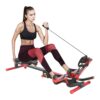 Rowing Machine, 3 in 1 Compact Adjustable Rowing Machine 264.55LBS Loading Capacity Rower Machine for Home with LED Monitor Foldable Rowing Exercise Machine