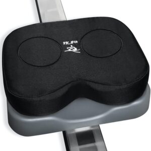 Rowing Machine Seat Cushion (Model 1) for The Concept 2 Rowing Machine with Medium Thickness Dual Density Memory Foam, Washable Cover for Indoor Erg, Concept 2 Rower, Water...