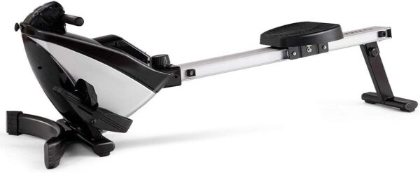 Rowing Machines for Home use - Magnetic Rower 8 Level Adjustable Resistance with LCD Monitor Comfortable Seat Cushion and Tablet Holder, 330lbs Weight Capacity