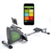 ShareVgo Smart Rower Folding Magnetic Rowing Machine with Free APP for Indoor Full Body Workout Log and Performance Track, Bluetooth LCD Monitor & Tablet Holder, Max Weight 300...