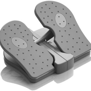 Simple Leg Exerciser While Sitting for Seniors, Foot Pedal Exerciser Under Desk Foot Rest with Massage Help Leg Muscles Release Varicose Veins for Elder at Office Home